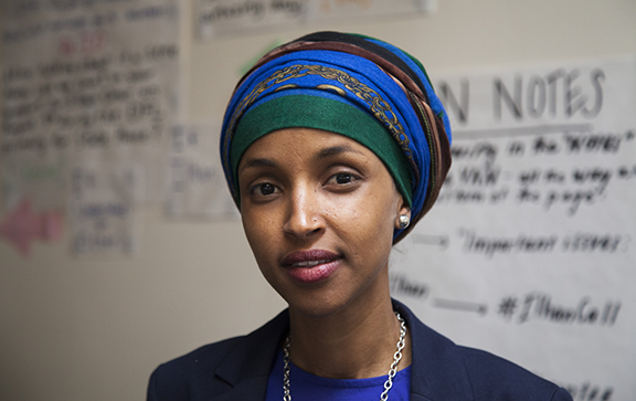 Ilhan Omar, State Representative in  Minnesota