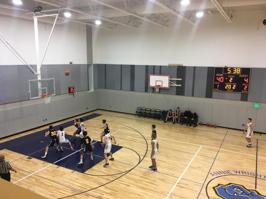 Both Upper School basketball teams have been practicing in the new gym since its opening in December.